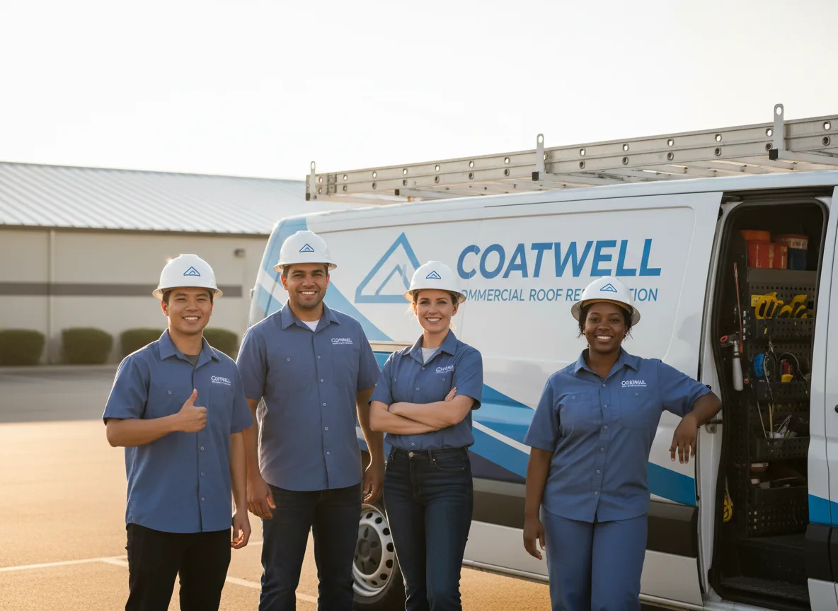 Commercial roof coating company in Mellott, IN